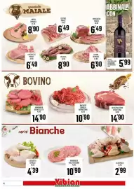 Volantino Vibian Pagina 4: Hamburger bovino scelto €14,90, Reale/palettina discottona €14,90