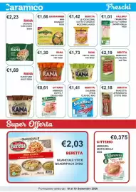 Volantino Caramico Pagina 13: La Merenda Prosciutto Cotto Citterio €0,61, Rana funghi €1,69