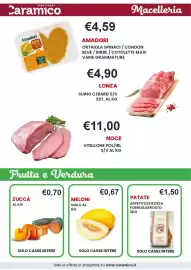 Volantino Caramico Pagina 2: Meloni gialli €0,67, Zucca €0,70