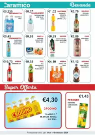 Volantino Caramico Pagina 25: San Benedetto 1° Spremitura €0,37, San Benedetto gusto gassosa €0,23