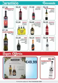 Volantino Caramico Pagina 27: Martini Bitter €9,25, Limonce Spritz €3,80