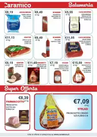 Volantino Caramico Pagina 6: Salsiccia bastone Bombieri €6,49, Speck Alto Adige 1/2 Senfter €11,13