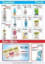 Volantino Caramico Pagina 7: Parmalat Chef Besciamella €0,85, Parmalat Chef Panna Cucina €1,06