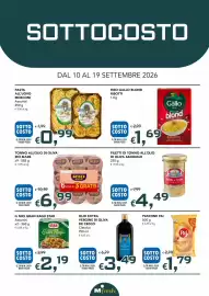 Volantino Migross Supermercati e Market Pagina 4: Tonno all'olio di oliva Rio Mare €6,99, Pasta all'uovo Mosconi €0,99