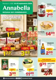 Catalog Annabella Pagină 1: Delaco Cașcaval Sofia €11,49, Cris-tim salam săsesc €3,99