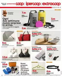 Volantino Extracoop Pagina 32: Maxi ombrello €9,90, Articoli di casalingo €5,00