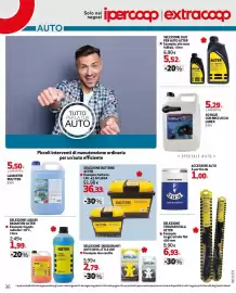 Volantino Extracoop Pagina 36: Batteria Acter €36,33, Olio auto Acter €5,52