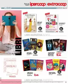 Volantino Extracoop Pagina 39: Libri outlet per ragazzi €3,45, Assortimento libri Tea Due bestseller €9,90