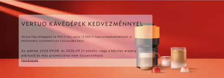 Nespresso akciós újság Oldal 1