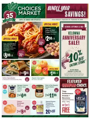Choices Market (valid until 16-09)