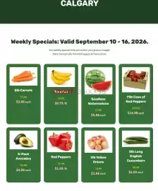 H&W Produce flyer week 37 Page 1