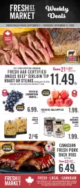 Fresh St Market flyer week 37 Page 1: Fresh bc gala apples €1,99, Fresh picks coronation grapes €6,99