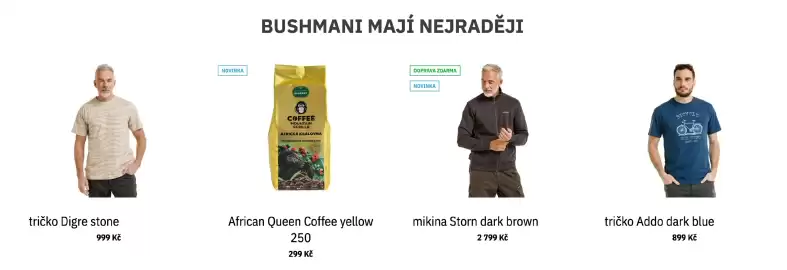 Bushman leták Strana 1