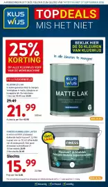 Kluswijs folder Pagina 1