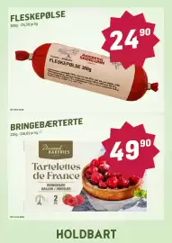 Holdbart kundeavis Side 3: BRINGEBÆRTERTE €49,90, FLESKEPØLSE €24,90