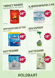 Holdbart kundeavis Side 6: TØRKET MANGO €59,90, KATTESAND €99,90