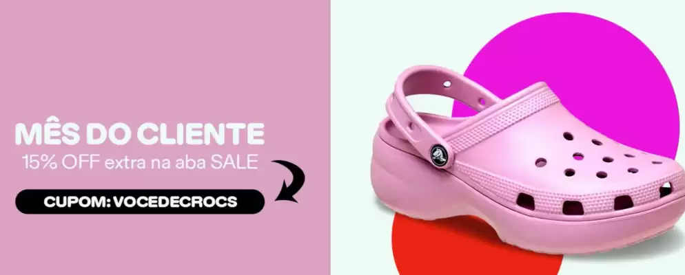 Crocs (válido até 12-10)