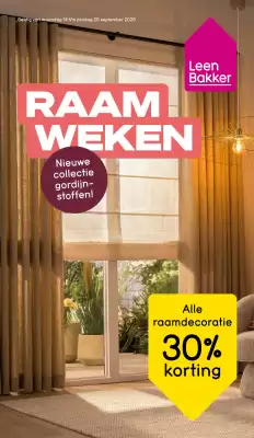 Leen Bakker | Raam weken (geldig t/m 20-09)