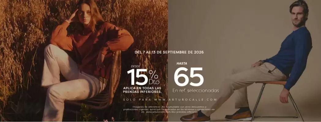 Arturo Calle (válido hasta 15-09)