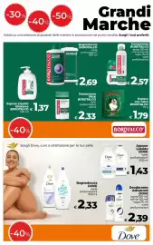 Volantino Ipercoop Radenza Pagina 16: Bagnodoccia Borotalco €2,69, Deodorante Borotalco €2,57