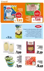 Volantino Ipercoop Radenza Pagina 32: Galbanone a fette €1,99, Mozzarella Santa Lucia Galbani €1,97