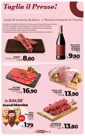 Volantino Ipercoop Radenza Pagina 34: Tasca con carciofi di Vitello €13,90, Fettine sceltissime di Scottona €16,90
