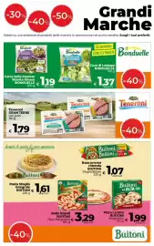 Volantino Ipercoop Radenza Pagina 4: Teneroni Gran Terre €1,79, Carta delle Insalate Ricetta Vivace Bonduelle €1,19