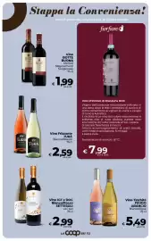 Volantino Ipercoop Radenza Pagina 46: Vino Frizzante TURÀ €2,59, Vino IGT e DOC SETTESOLI €2,99