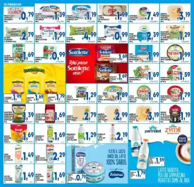 Volantino DEM Pagina 12: Robiola Nonno Nanni €0,99, Longo 2 Tomini del Boscaiolo €1,99