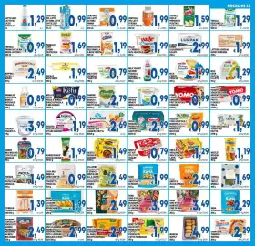 Volantino DEM Pagina 13: Prealpi Meta' Meta' €1,99, Milk Yogurt da bere Fragola/Banana/Multifrutti €0,99