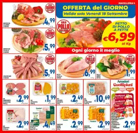 Volantino DEM Pagina 5: AIA Hamburger di tacchino €2,99, AIA COTOLETTA €1,99
