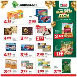 Volantino Sisa Pagina 19: Findus bastoncini €3,49, Frosta filetti di merluzzo croccante €2,69
