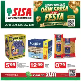 Volantino Sisa Pagina 24: Ace Detersivo liquido lavatrice €5,99, Divella pasta di semola formati normali €0,79