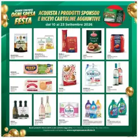 Volantino Sisa Pagina 4: Barilla pasta al bronzo €2,49, Sorbello acqua naturale €0,39
