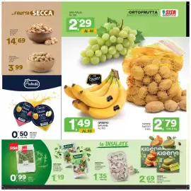 Volantino Sisa Pagina 8: Orsero banane €1,49, Naturizia insalata deliziosa €1,19