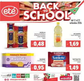 Volantino Eté Pagina 1: Buondi' Classico €0,95, Sottilette classiche €1,49
