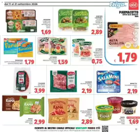Volantino Eté Pagina 11: Parmacotto prosciutto cotto alta qualità €1,79, Citterio unduetris prosciutto cotto salame €1,59