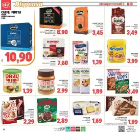 Volantino Eté Pagina 16: Nesquik polvere €3,99, Kellogg's Coco Pops Barchette €2,89