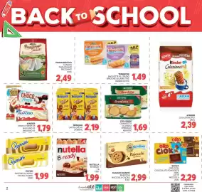 Volantino Eté Pagina 2: Nutella B-ready €1,99, Delverde Granfetta Classica Integrale €1,69
