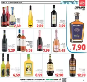 Volantino Eté Pagina 21: Petrone crema di liquore €6,59, Cadis Valpolicella Ripasso Doc €5,29