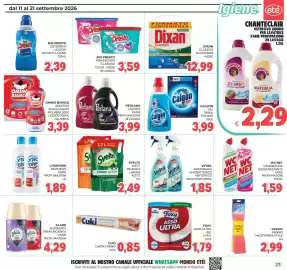 Volantino Eté Pagina 23: Calgon gel €3,99, Perlana liquido €3,99