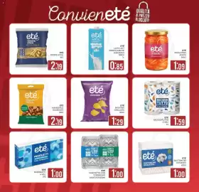 Volantino Eté Pagina 29: Ete patatine grigliate €1,29, Eté latte UHT parzialmente scremato €0,85