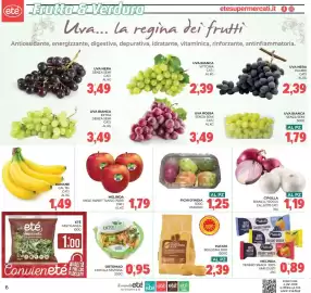 Volantino Eté Pagina 6: Patata di Bologna D.O.P. €2,39, Cipolla bianca/rossa €1,19