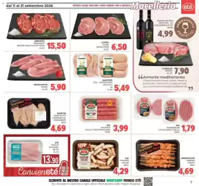 Volantino Eté Pagina 7: Amadori fusi - sovracosce pollo 10+ €5,49, AIA Chicken Salad €4,29