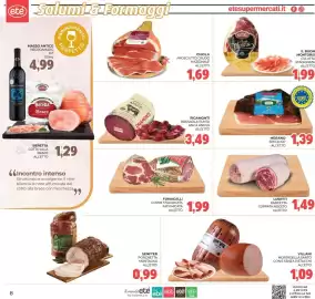 Volantino Eté Pagina 8: Lusetti pancetta coppata noceto €1,49, Merano Speck IGP €1,39