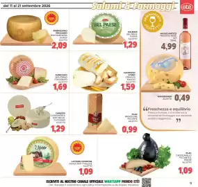 Volantino Eté Pagina 9: Galbani Bel Paese forma all'etto €1,29, Camoscio d'oro crema di maggio €1,59