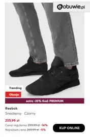 Eobuwie gazetka tydzień 37 Strona 6: Sneakersy czarne Reebok €255,99