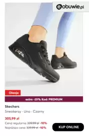 Eobuwie gazetka tydzień 37 Strona 7: Sneakersy Uno czarny Skechers €305,99