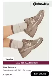 Eobuwie gazetka tydzień 37 Strona 8: Sneakersy NB 740 brązowe New Balance €529,99
