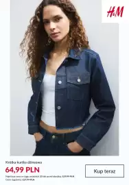 H&M gazetka tydzień 37 Strona 4: Krótka kurtka dżinsowa H & M €64,99